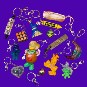 1970s- s— Mrs. Potato Head, Cabe Patch Kids -  vintage keychain vintage charms for bag nostalgia vintage keychains y2k collectible - Bag Crap