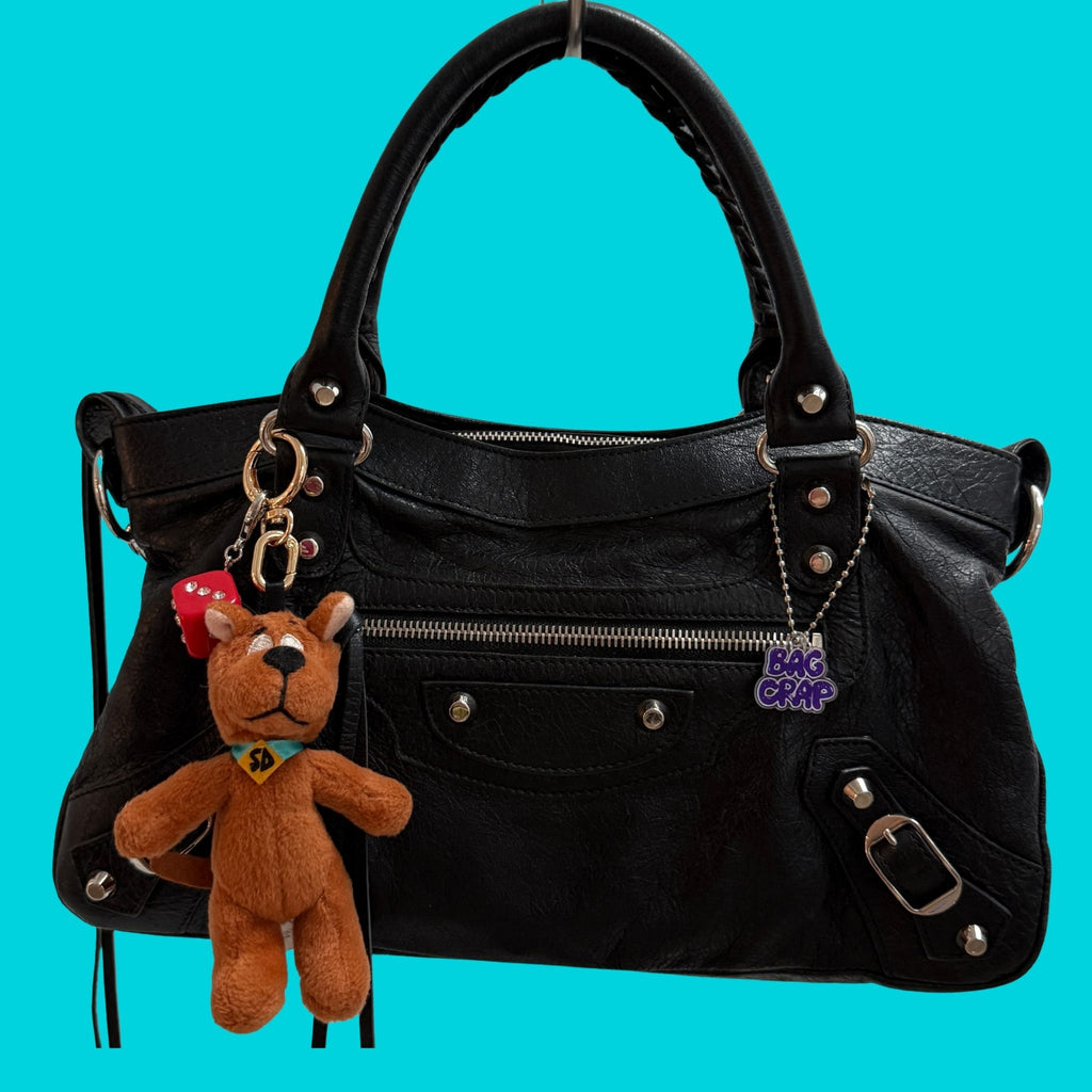 Vintage 90s Scooby Doo Plush Bag Charm Keychain