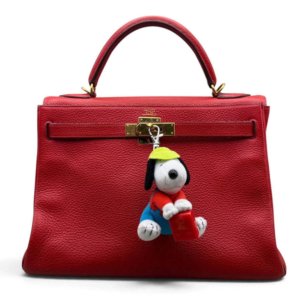 Vintage Snoopy Scout Plush Bag Charm Keychain
