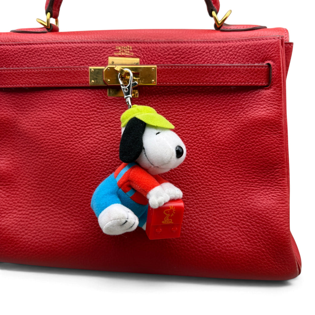 Vintage Snoopy Scout Plush Bag Charm Keychain