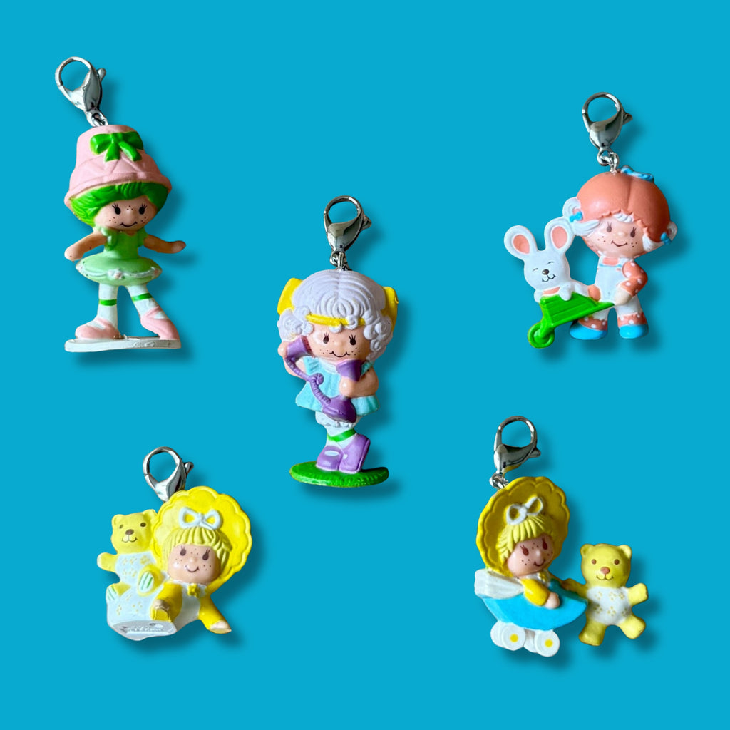 Vintage 80s Strawberry Shortcake Mini Bag Charms: You Pick