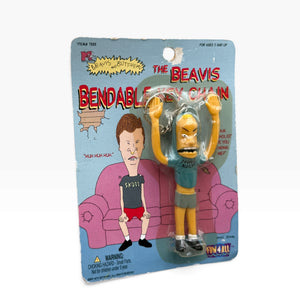 Rare NIP  1997 Beavis & Butt-Head Bendable s -  vintage keychain vintage charms for bag nostalgia vintage keychains y2k collectible - Bag Crap
