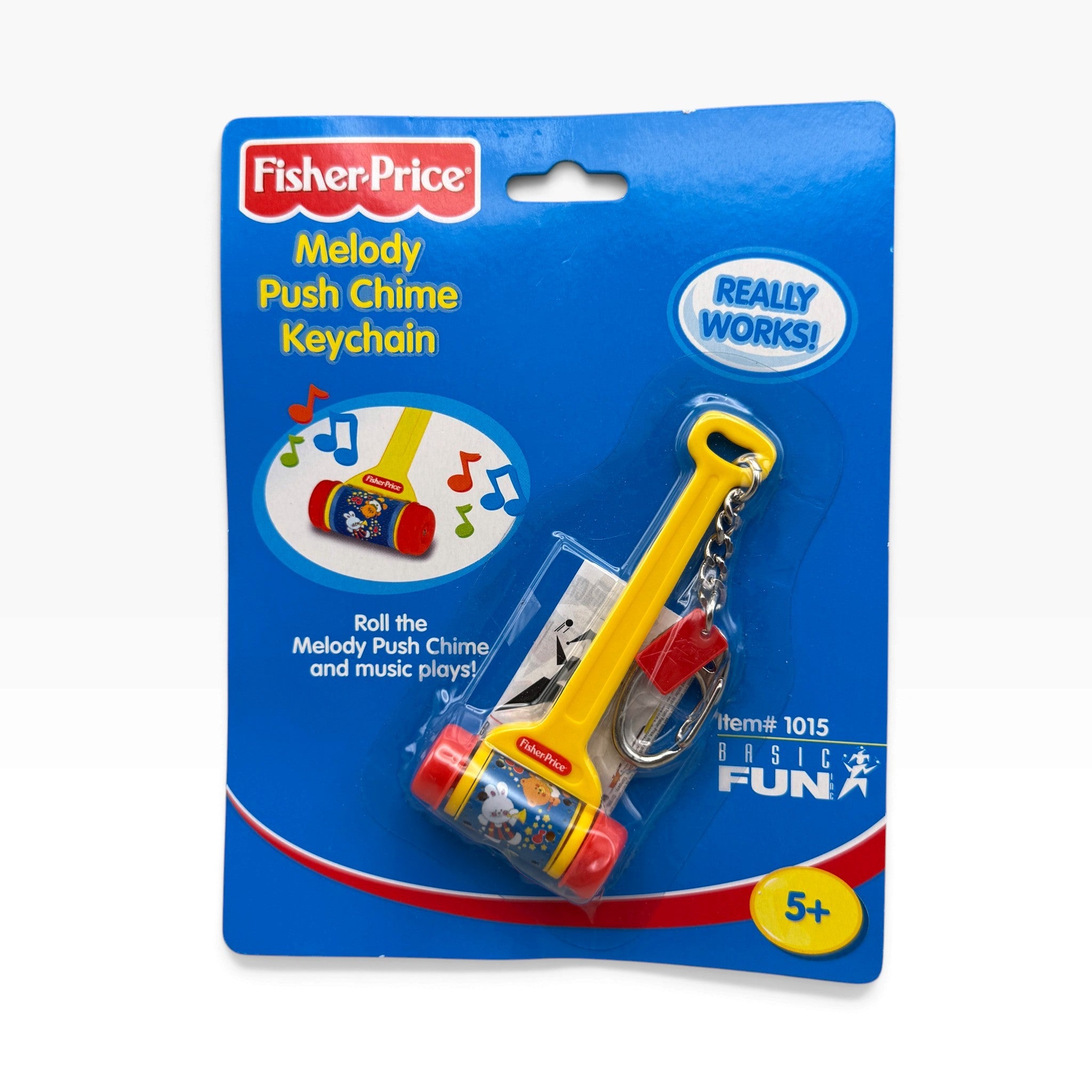 NIP  Fisher-Price s — Melody Push Chime & Rock-a-Stack -  vintage keychain vintage charms for bag nostalgia vintage keychains y2k collectible - Bag Crap