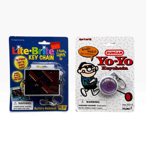 NIP  Lite-Brite & Duncan Yo-Yo s -  vintage keychain vintage charms for bag nostalgia vintage keychains y2k collectible - Bag Crap