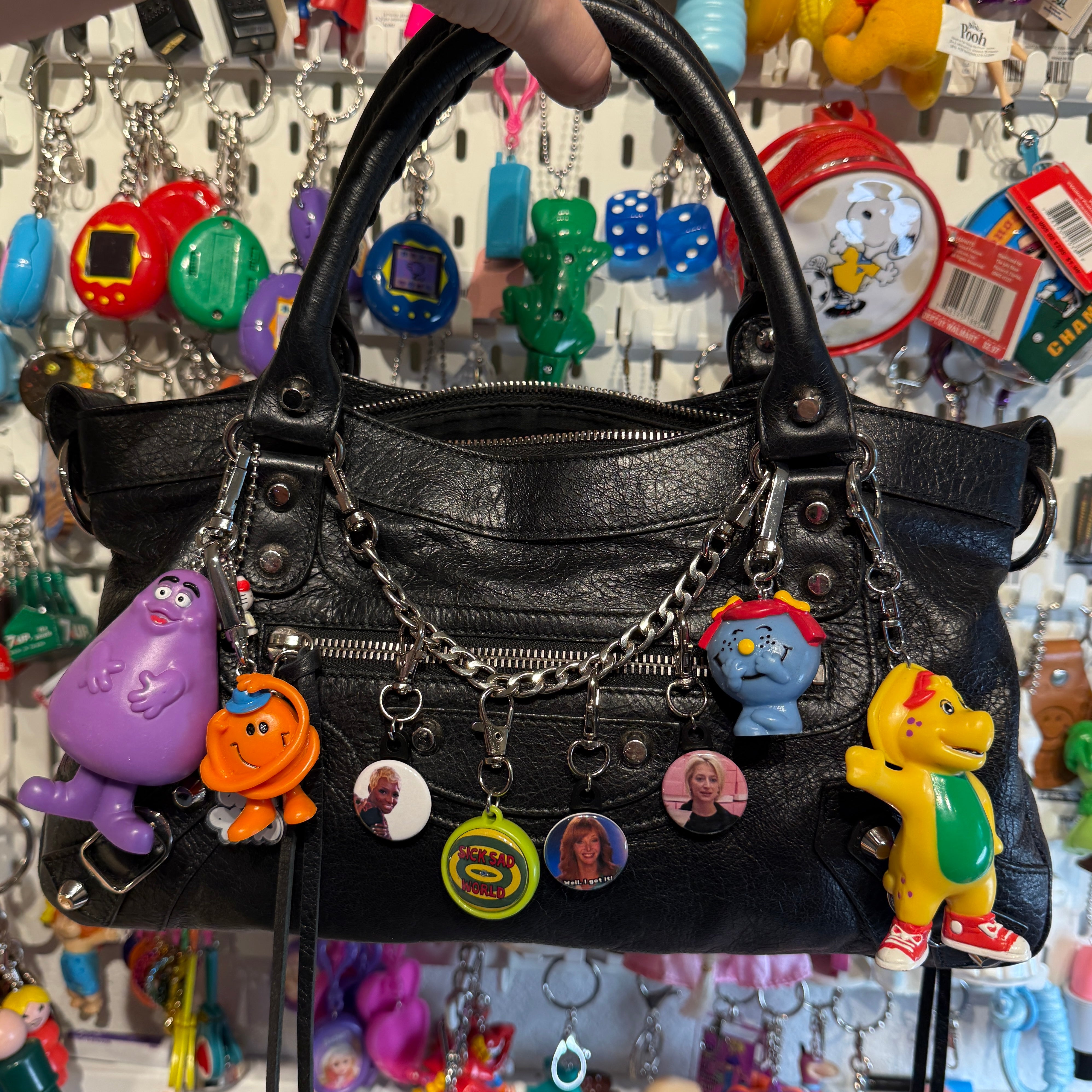 1990s Classic Cartoon Character Toy  s & s - snoopy rar peanuts vintage keychain vintage charms for bag nostalgia vintage keychains y2k collectible - Bag Crap