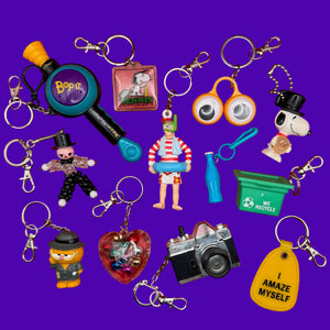 1980s-2000s Nostalgic  s & s: Snoopy & Garfield - snoopy rar peanuts vintage keychain vintage charms for bag nostalgia vintage keychains y2k collectible - Bag Crap