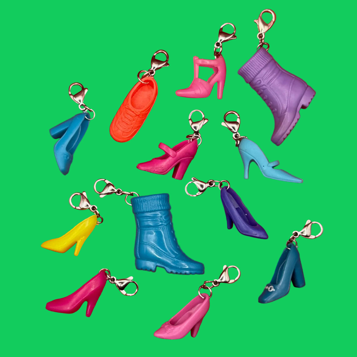 90s Barbie Shoe Mini s- You Pick - barbie doll toy pink rare vintage keychain vintage charms for bag nostalgia vintage keychains y2k collectible - Bag Crap