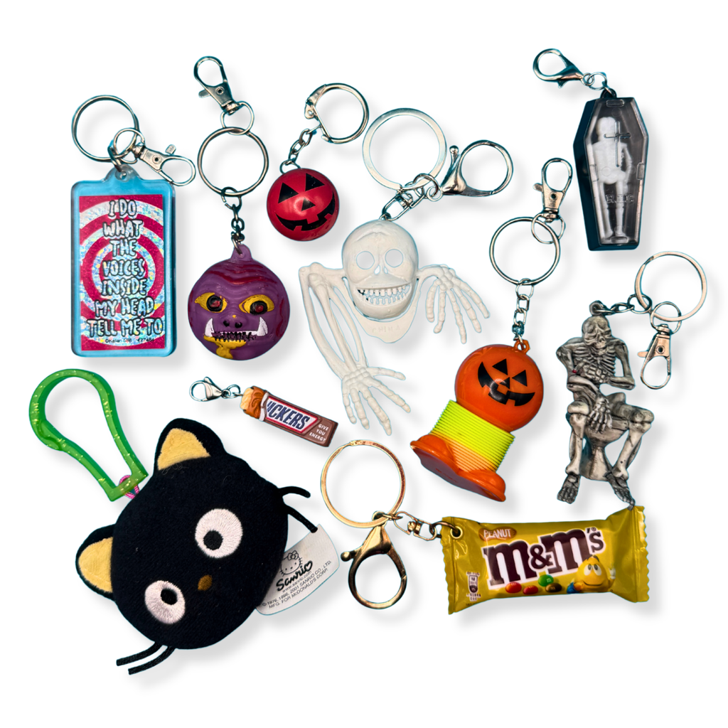 Halloween Vintage Keychains & Bag Charms: Drop II