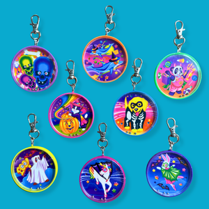 RARE  Lisa Frank Halloween  s -  vintage keychain vintage charms for bag nostalgia vintage keychains y2k collectible - Bag Crap