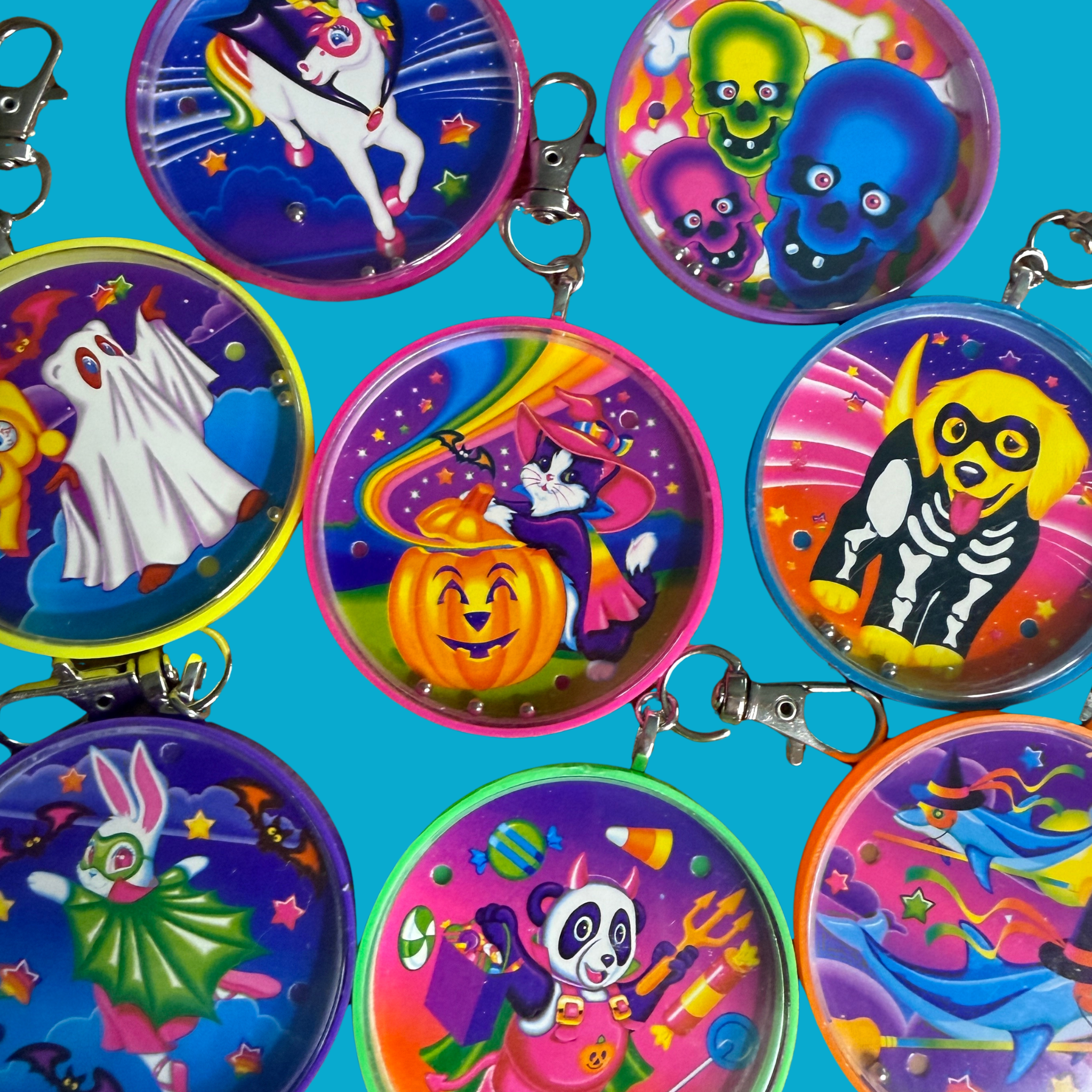RARE  Lisa Frank Halloween  s -  vintage keychain vintage charms for bag nostalgia vintage keychains y2k collectible - Bag Crap