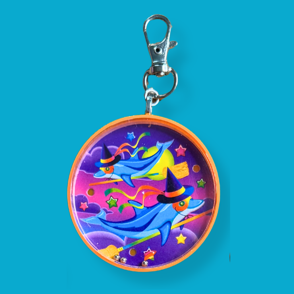 RARE Vintage Lisa Frank Halloween Keychain Charms