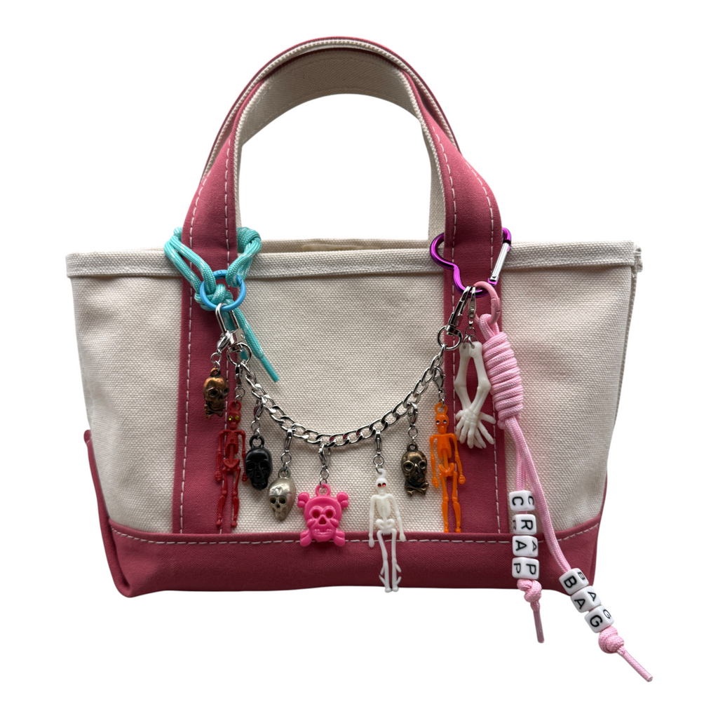 Vintage Miniature Skeleton Pendant Bag Charms