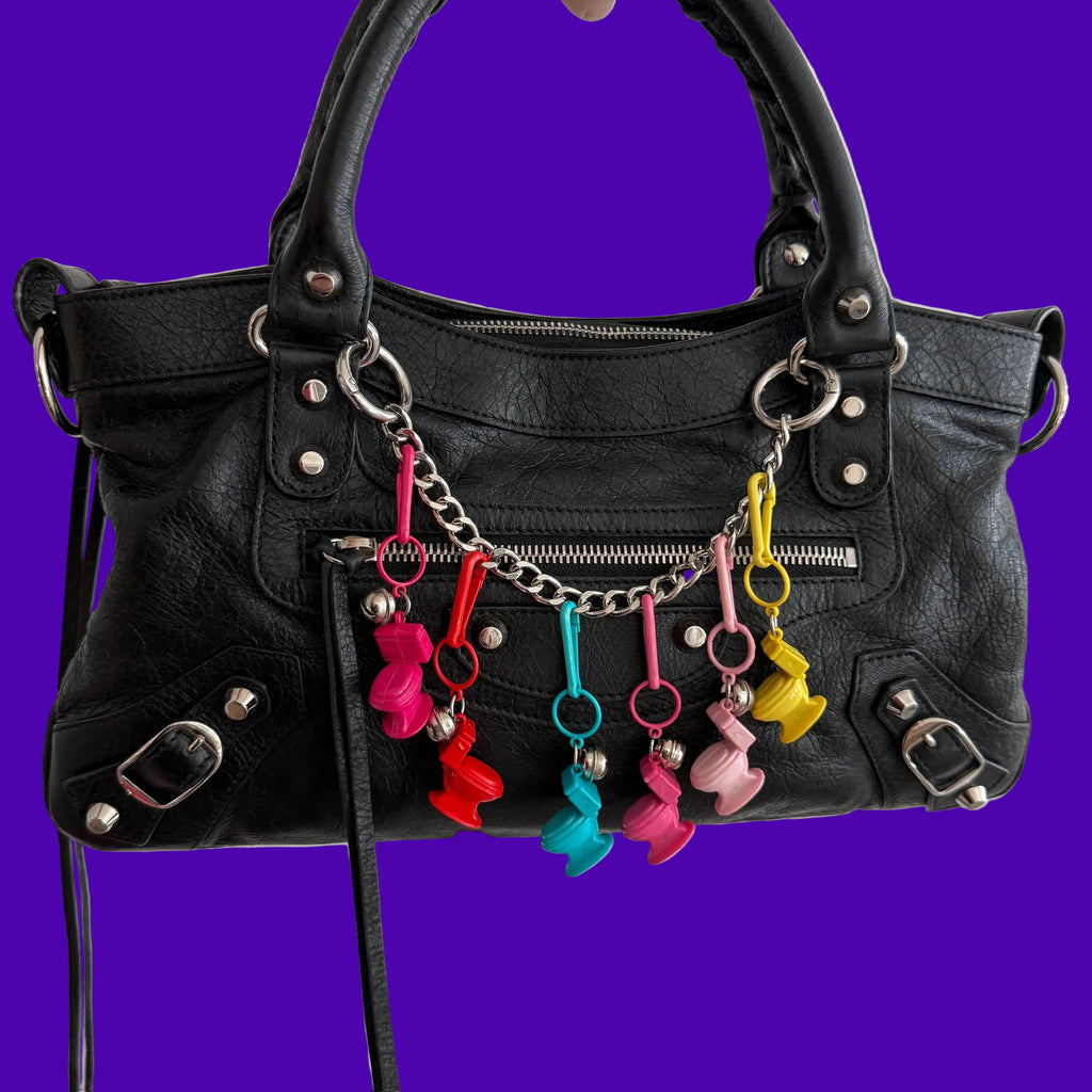 Vintage 1980s Miniature Toilet Bell Charms: You Pick
