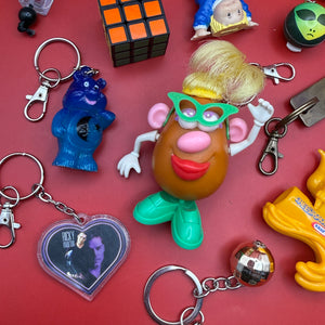 1970s- s— Mrs. Potato Head, Cabe Patch Kids -  vintage keychain vintage charms for bag nostalgia vintage keychains y2k collectible - Bag Crap