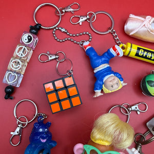 1970s- s— Mrs. Potato Head, Cabe Patch Kids -  vintage keychain vintage charms for bag nostalgia vintage keychains y2k collectible - Bag Crap