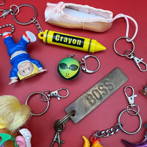 1970s- s— Mrs. Potato Head, Cabe Patch Kids -  vintage keychain vintage charms for bag nostalgia vintage keychains y2k collectible - Bag Crap