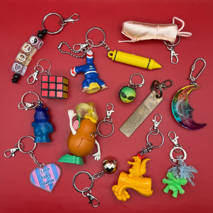 1970s- s— Mrs. Potato Head, Cabe Patch Kids -  vintage keychain vintage charms for bag nostalgia vintage keychains y2k collectible - Bag Crap